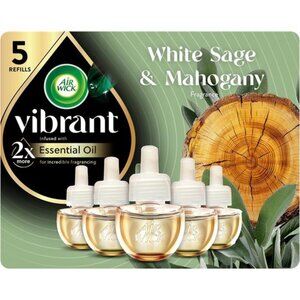 Scented Oils 5ct, air freshener White Sage & Mahogany